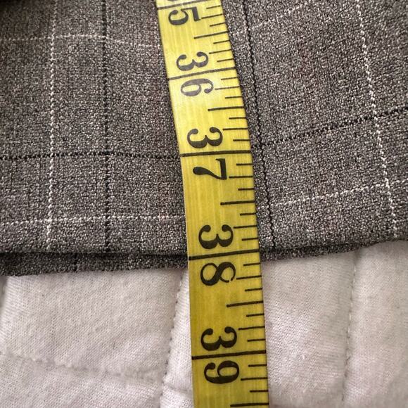 Vintage SPRING STREET Pants Womens 8 Brown Plaid Flare Trouser Retro Y2K Preppy - Picture 11 of 12